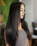 Straight glueless human blend